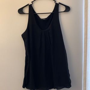 Express Large Lined Tank Top Blouse Black